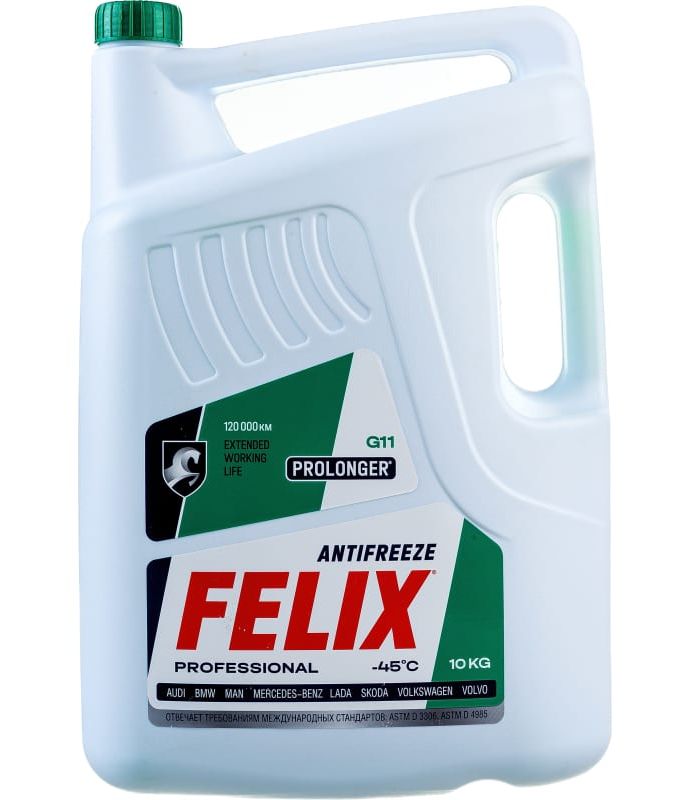 Антифриз Felix Prolonger G11, зеленый, 10кг