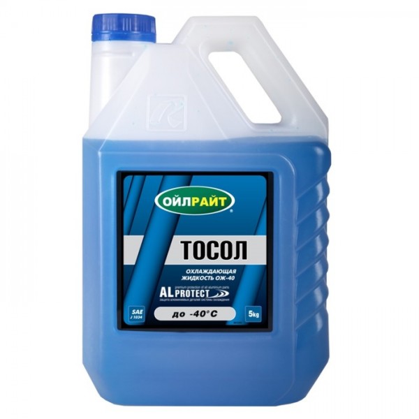 Тосол OILRIGHT Дзержинский ОЖ-40, 5кг