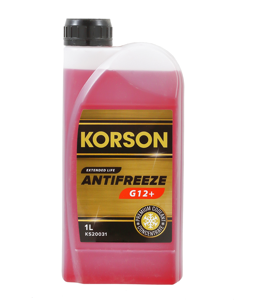 Антифриз Korson G12+, красный, концентрат, 1л