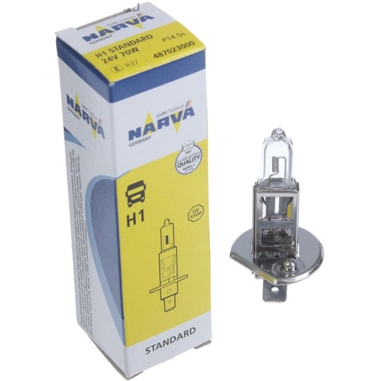 Лампа галогенная H1 24V 70W NARVA Standard