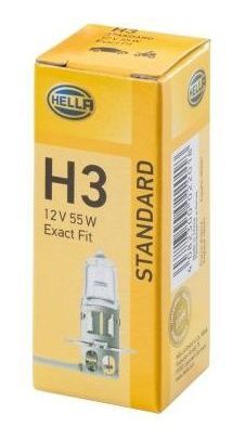 Лампа галогенная H3 12V 55W Hella 8GH002090131