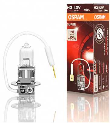 Лампа галогенная H3 55W 12V +30% Osram 64151SUP
