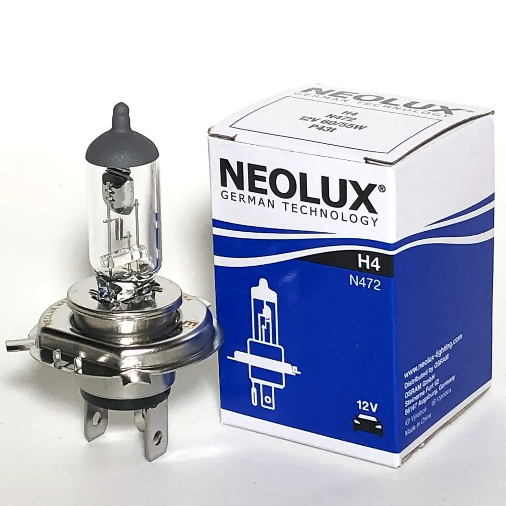 Лампа галогенная H4 12V 60/55W NEOLUX