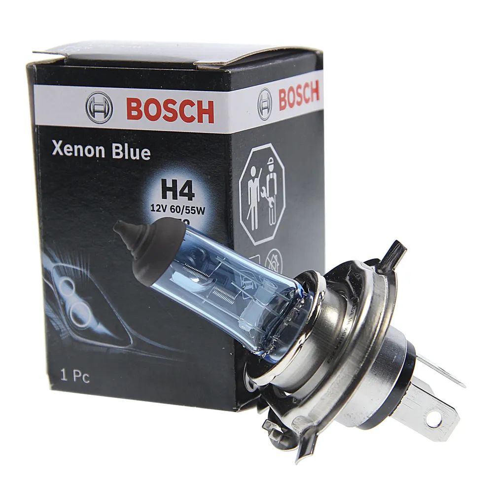 Лампа галогенная H4 60/55W 12V Xenon Blue BOSCH 1987302045