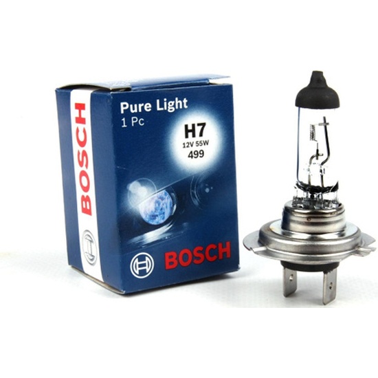 Лампа галогенная H7 12V 55W BOSCH Pure Light 1987302071