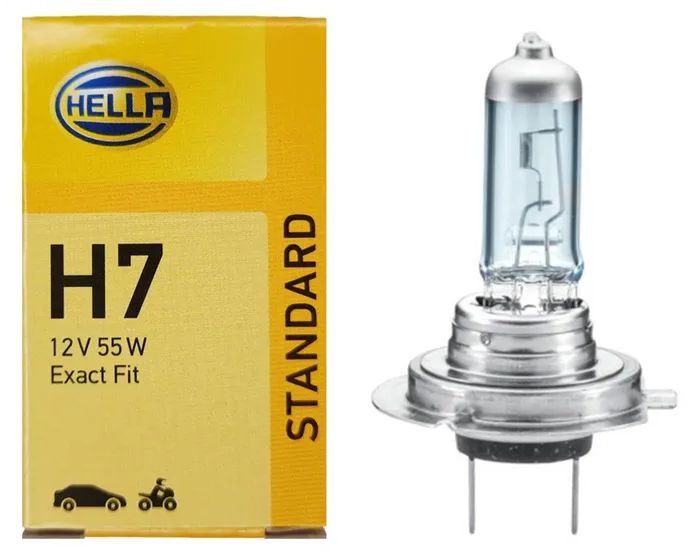 Лампа галогенная H7 12V 55W Hella 8GH007157121