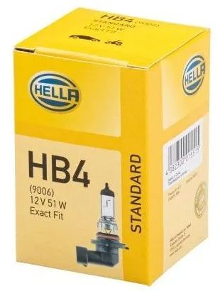 Лампа галогенная HB4 12V 51W Hella 8GH005636121