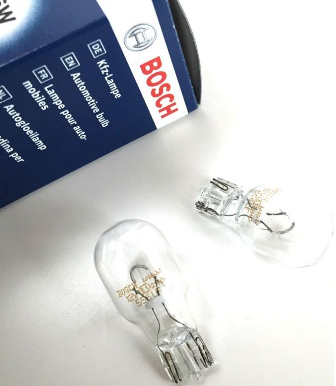 Лампа галогенная W16W 12V 16W BOSCH Pure Light