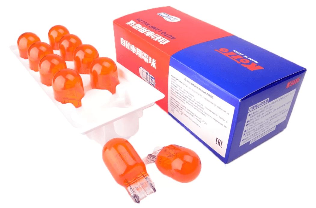 Лампа галогенная WY21W 12V 21W Koito (Япония) 1870A