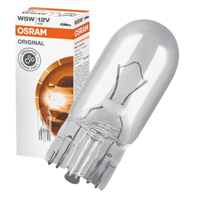 Лампа W5W 12V 5W Osram 2825