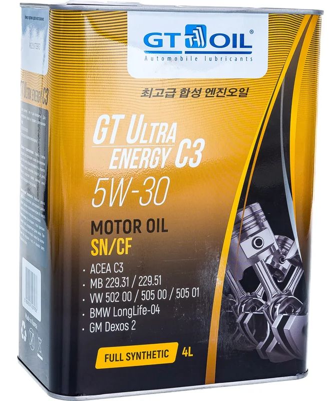 Масло моторное GT OIL Ultra Energy 5W30 C3, 4л