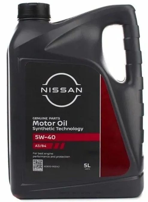Масло моторное Nissan Motor Oil 5W40 A3/B4, 5л