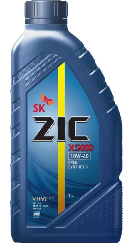Масло моторное п/синт. ZIC X5000 10W40 CI-4 E7, 1л
