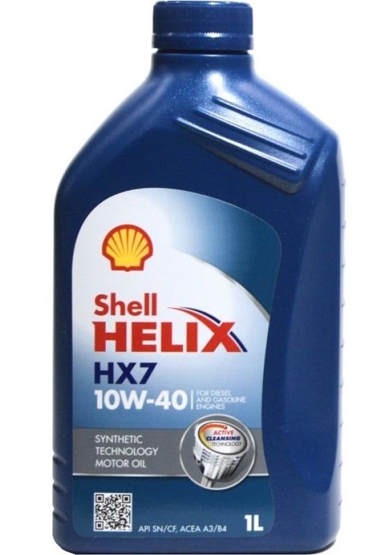 Масло моторное Shell Helix HX7 10W40 A3/B4, 1л