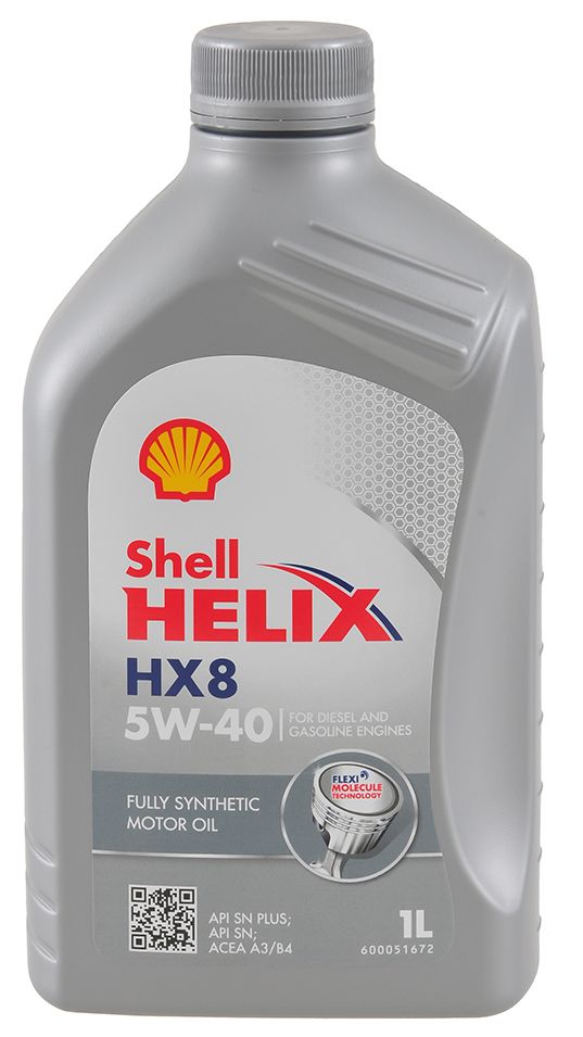Масло моторное SHELL Helix HX8 5W40, 1л