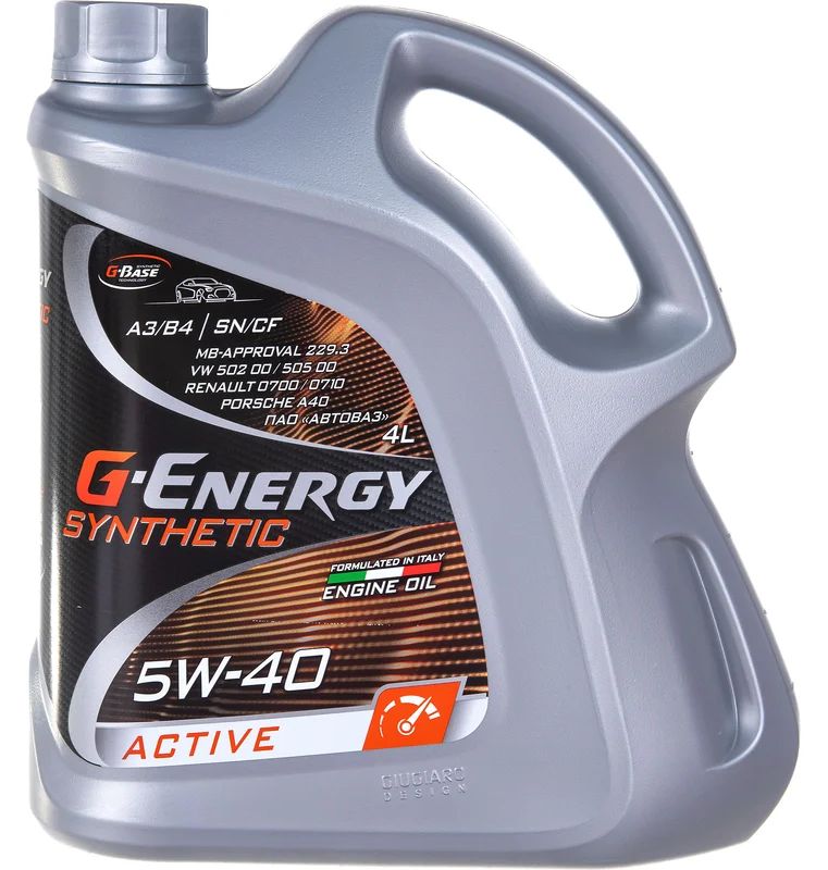 Масло моторное синт. G-energy Synthetic Active 5W40, 4л