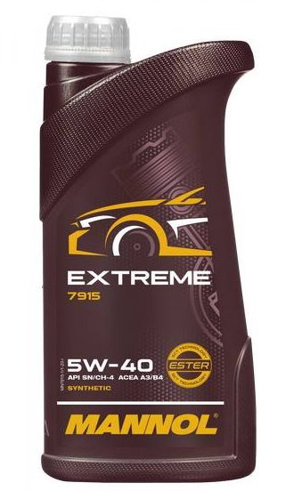 Масло моторное синт. Mannol Extreme 5W40 A3/B4, 1л