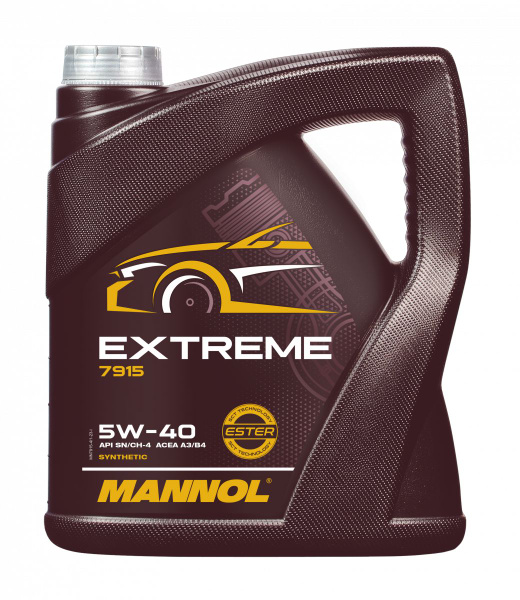 Масло моторное синт. Mannol Extreme 5W40 A3/B4, 4л