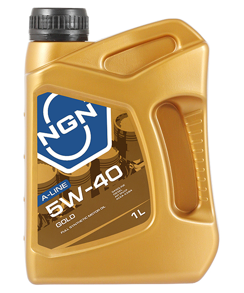 Масло моторное синт. NGN Gold A-Line 5W40, 1л