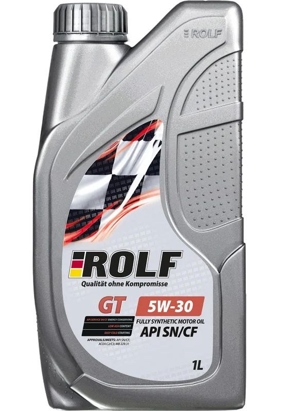 Масло моторное синт. ROLF GT 5W30, пластик, 1л