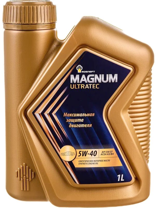 Масло моторное синт. Роснефть Magnum Ultratec 5W40, 1л