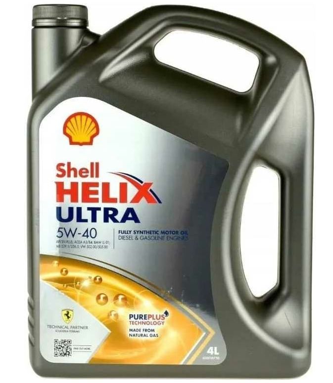 Масло моторное синт. Shell Helix Ultra 5W40, 4л