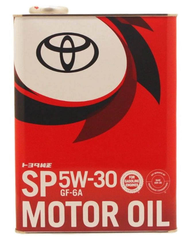 Масло моторное синт. Toyota Motor Oil 5W30 SP GF-6A, 4л