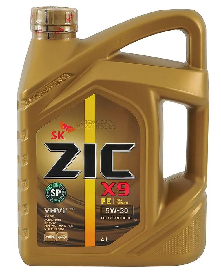 Масло моторное синт. ZIC X9 FE 5W30 A5/B5, 4л