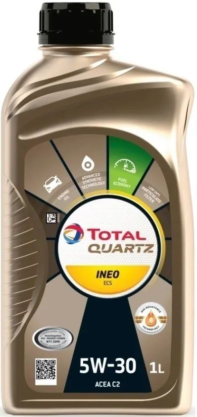 Масло моторное Total Quartz Ineo ECS 5W30 C2, 1л