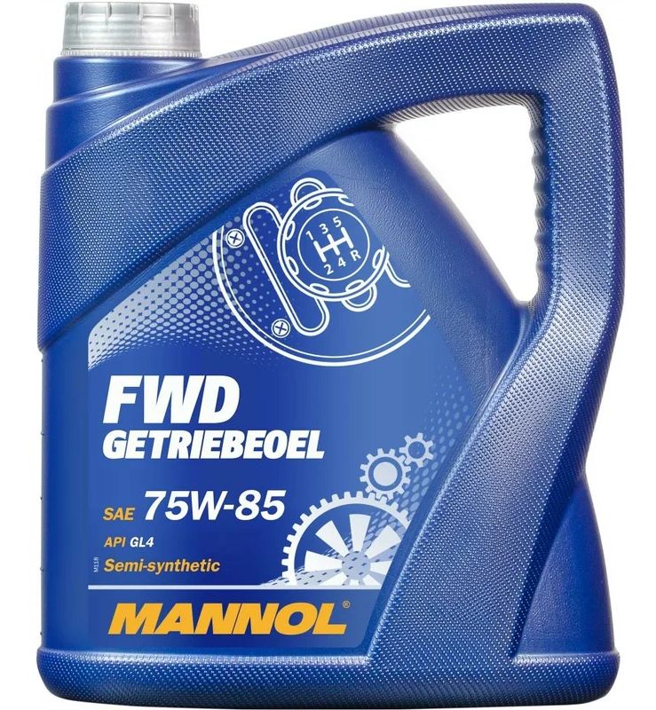 Масло трансмиссионное п/синт. Mannol FWD Getriebeoel 75W85 GL4, 4л