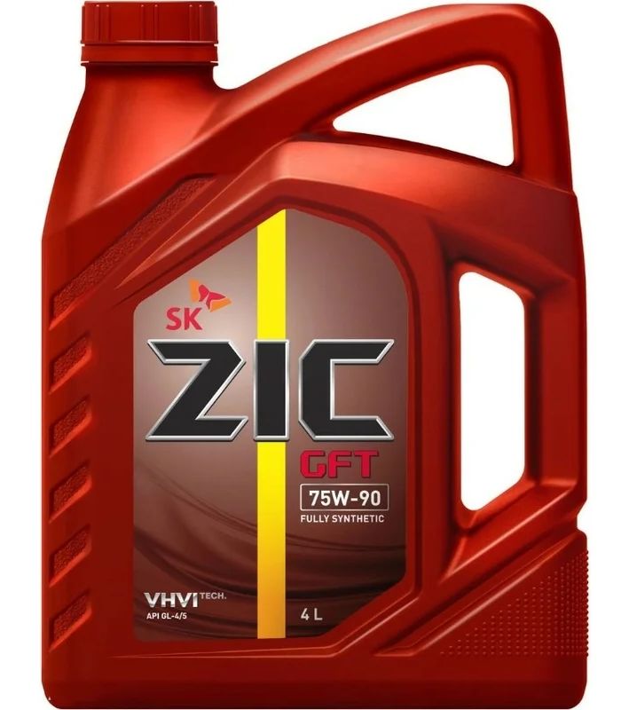 Масло трансмиссионное синт. ZIC GFT 75W90 GL-4/5, 4л